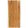 vidaXL Badezimmer-Waschtischplatte Massivholz Akazie 114x52x4 cm
