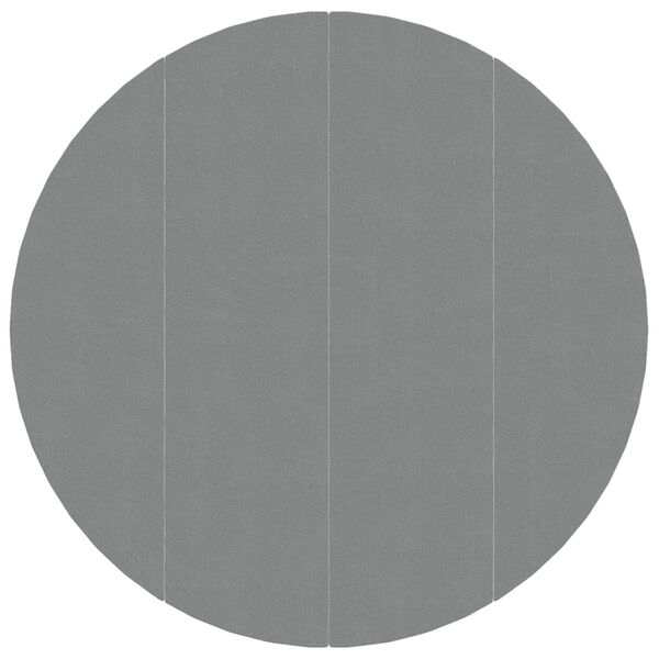 vidaXL Pool-Bodentuch Hellgrau Ø428 cm Polyester Geotextil