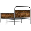 vidaXL Bettgestell ohne Matratze 100x200 cm Sonoma-Eiche Holzwerkstoff