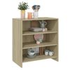 vidaXL Sideboard Sonoma-Eiche 70x40,5x75 cm Holzwerkstoff