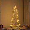 vidaXL Metall Weihnachtsbaum mit St&auml;nder Schwarz 150 cm Stahl