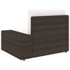 vidaXL 4-tlg. Garten-Lounge-Set Poly Rattan Braun