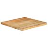vidaXL Tischplatte mit Baumkante 60x60x2,5 cm Massivholz Mango