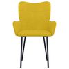 vidaXL Esszimmerstühle 2 Stk. Gelb Samt