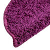 vidaXL Stufenmatten 30 Stk. 56x17x3 cm Violett Halbrund