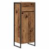 vidaXL Badezimmerm&ouml;bel-Set mit Schubladen Altholz Holzwerkstoff