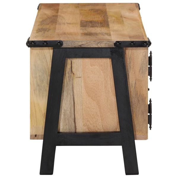 vidaXL TV-Schrank 110x35x40 cm Massivholz Mango