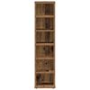 vidaXL CD-Regal Altholz-Optik 21x20x88 cm Holzwerkstoff