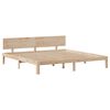 vidaXL Massivholzbett mit Schubladen 200x200 cm Kiefer