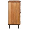 vidaXL Sideboard mit Speicher Akazienbraune Oberfl&auml;che 60 x 33 x 75 cm