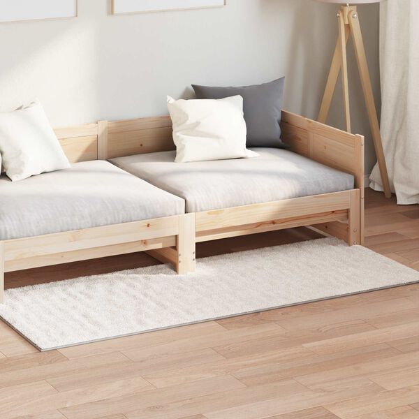 vidaXL Bereichsteppiche Rechtwinklig HUARTE Beige 200 x 80 cm