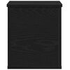 vidaXL Aufbewahrungsbox Schwarz Eichen-Optik 30 x 35 x 35 cm