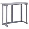 vidaXL 4-tlg. Bistro-Set Massivholz Akazie Grau