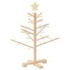 vidaXL Holz Weihnachtsbaum Natur 75 cm Massives Kiefernholz