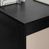 vidaXL Schreibtisch Schwarz Eichen-Optik 109 x 50 x 78 cm