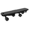 vidaXL Transportroller mit 4 Rollen 6 Stk. Schwarz Polypropylen 170 kg