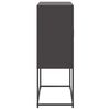 vidaXL Highboard Schwarz 68,5x38,5x107 cm Stahl