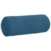 vidaXL Bolsterkissen 2 St&uuml;ck Blau &Oslash; 15 x 40 cm Cordstoff