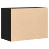 vidaXL Kommode Schwarz 80x41x58 cm Holzwerkstoff