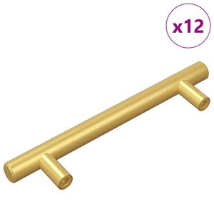 vidaXL Schrankgriff 12 Stk. Gold 150 mm Edelstahl