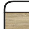 vidaXL Bettgestell ohne Matratze 100x200 cm Sonoma-Eiche Holzwerkstoff