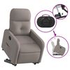 vidaXL Relaxsessel mit Aufstehhilfe Taupe Stoff