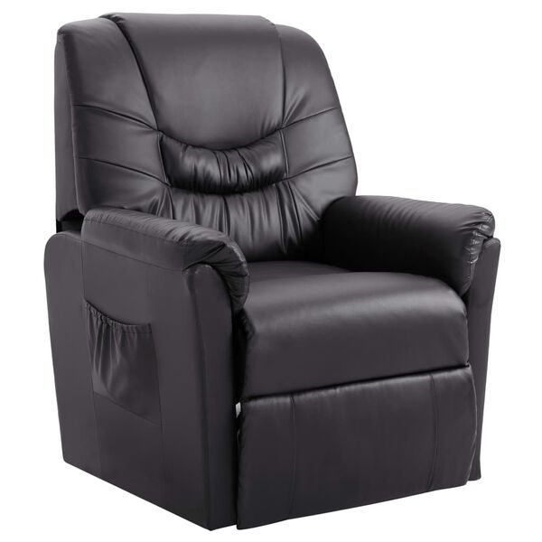 vidaXL Relaxsessel Grau Kunstleder