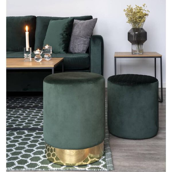 House Nordic Pouf Myla Gr&uuml;n