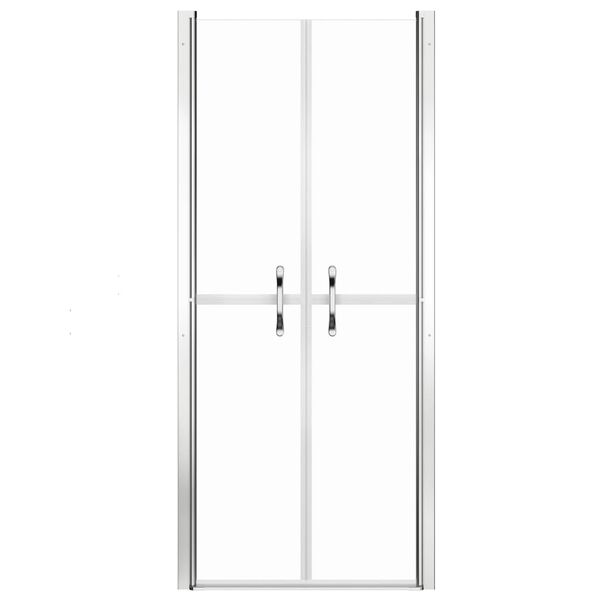 vidaXL Duscht&uuml;r Transparent ESG 91x190 cm