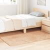 vidaXL Teppich Shaggy Hochflor NAVARRA Beige 80x150 cm Polyester