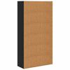 vidaXL Freistehender Stauraum Schwarz Eichen-Optik 80 x 30 x 152 cm