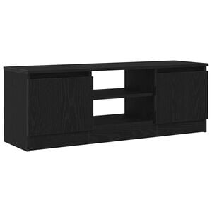 vidaXL TV-Schrank Schwarz Eichen-Optik 102x30x36 cm Holzwerkstoff