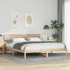 vidaXL Bettrahmen Braun 180 x 200 cm Massives Kiefernholz