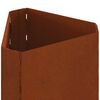 vidaXL Feuerstelle Braun 50 x 43 x 52 cm Wetterfeststahl