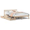 vidaXL Massivholzbett ohne Matratze 140x190 cm Kiefernholz