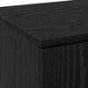 vidaXL Highboard Schwarz Eichen-Optik 80 x 35 x 180 cm Holzwerkstoff