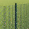 vidaXL Zaun mit Pfosten Gr&uuml;n 1,6 x 10 m Stahl und PVC