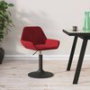 vidaXL Barhocker Weinrot Samt