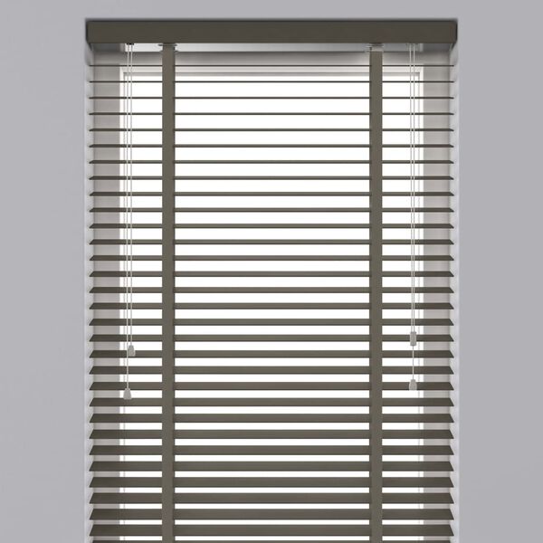 Decosol Horizontaljalousien Holz 50 mm 60x130 cm Taupe