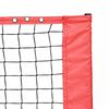 vidaXL Tennisnetz Schwarz und Rot 494,5 x 90 x 87 cm Polyester