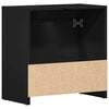 vidaXL Badezimmerschrank Schwarz 60x33x61 cm Holzwerkstoff
