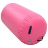 vidaXL Aufblasbare Gymnastik-Rolle mit Pumpe 120x75 cm PVC Rosa