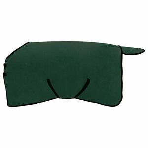 vidaXL Pferdedecke Dunkelgr&uuml;n 75 cm Polyester-Fleece