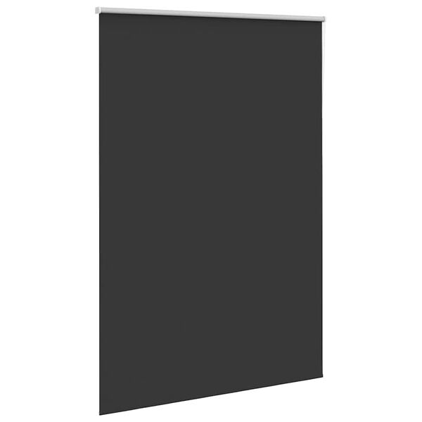 vidaXL Verdunkelungsrollo Schwarz 145x230 cm Stoffbreite 141,6 cm