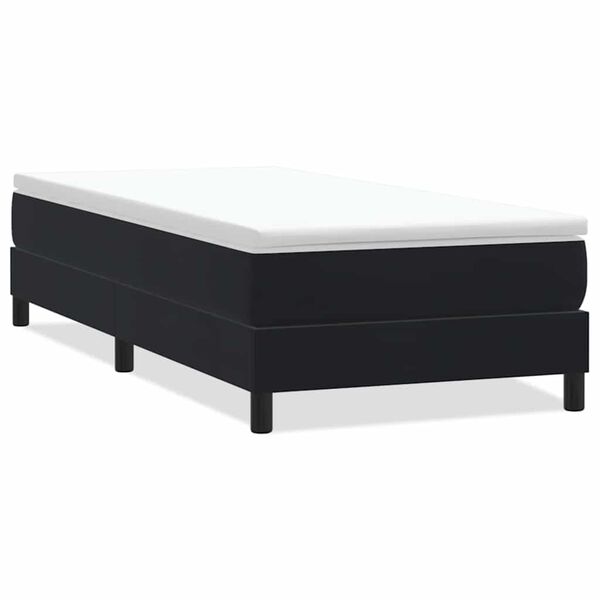 vidaXL Boxspringbett ohne Matratze Schwarz 90x220 cm Samt