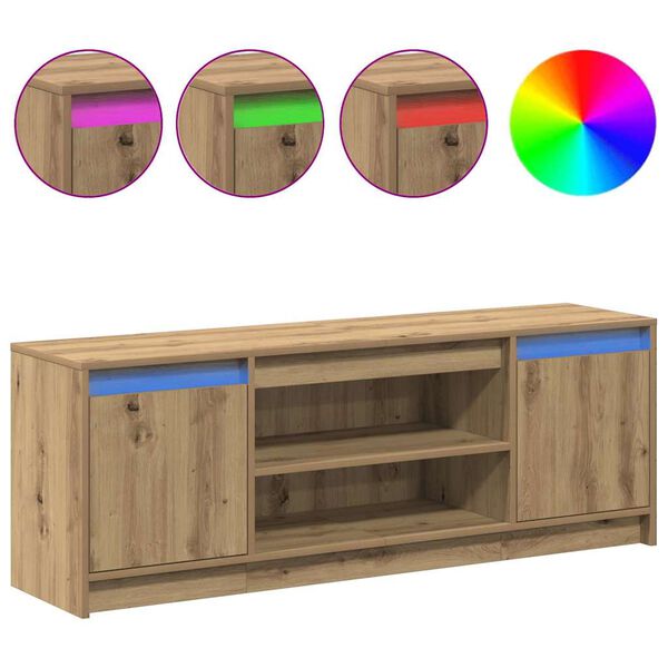 vidaXL TV-Einheiten Braun 139,5 x 34 x 50 cm Holzwerkstoff
