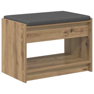 vidaXL Flurbank Artisan-Eiche 63 x 38 x 45 cm