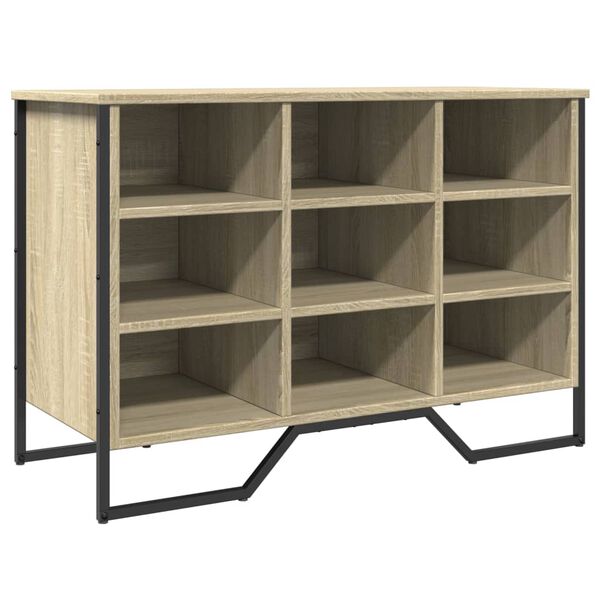 vidaXL Schuhregal Sonoma-Eiche 90x38x61,5 cm Holzwerkstoff