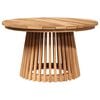 vidaXL Beistelltisch Braun 70 x 70 x 40 cm Massivholz Teak