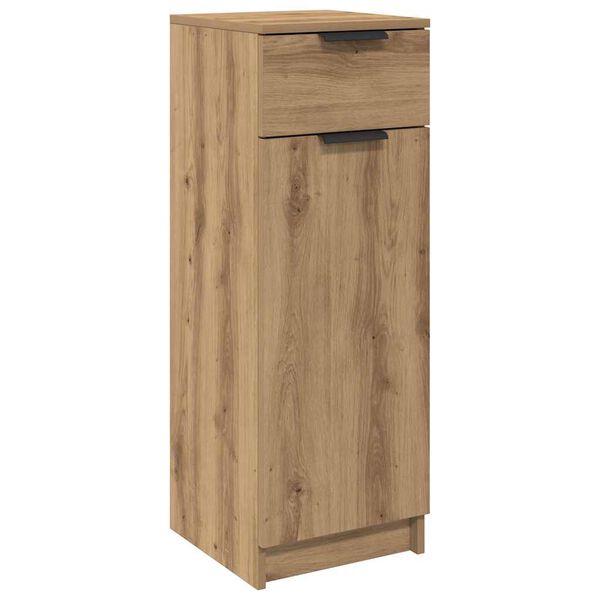vidaXL Badezimmerschrank Artisan-Eiche 32 x 34 x 90 cm Holzwerkstoff